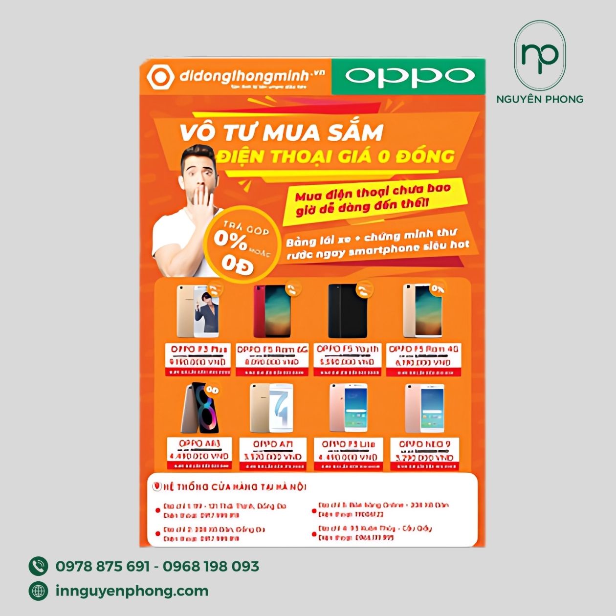 Mẫu tờ rơi điện thoại